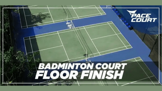badminton court construction